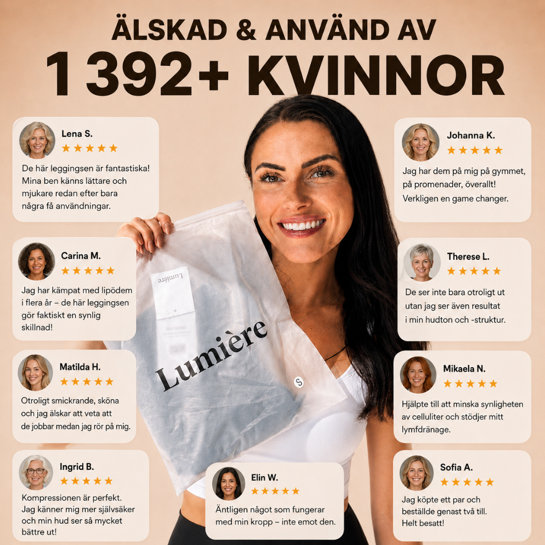 Anti Cellulite Leggings - Den permanenta lösningen på dina celluliter
